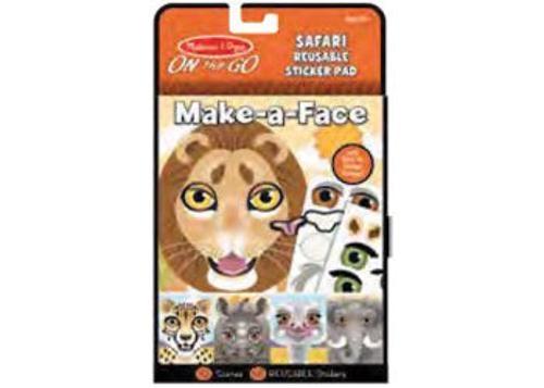 Melissa & Doug - On the Go - Reusable Stickers - Safari