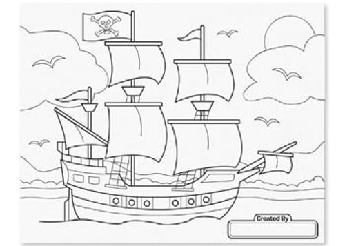 Melissa & Doug - Jumbo Colouring Pad (Blue)