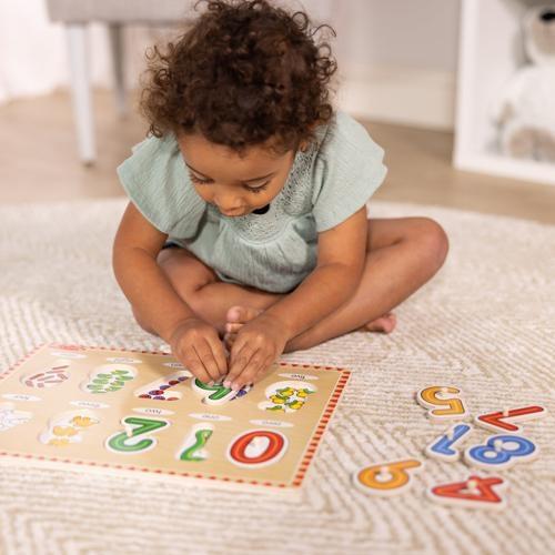 Melissa & Doug - See-Inside Numbers Peg Puzzle