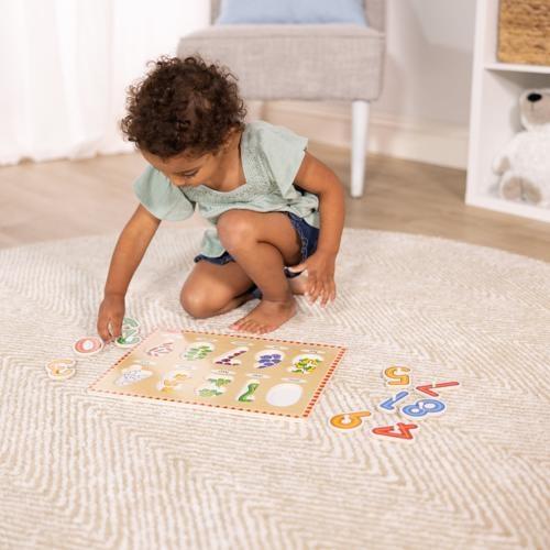 Melissa & Doug - See-Inside Numbers Peg Puzzle