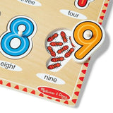 Melissa & Doug - See-Inside Numbers Peg Puzzle