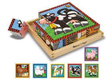 Melissa & Doug - Cube Puzzle - Farm 16 Pieces