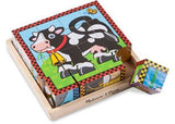 Melissa & Doug - Cube Puzzle - Farm 16 Pieces