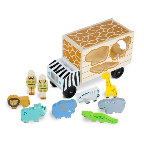 Melissa & Doug - Animal Rescue Shape Sorting Truck