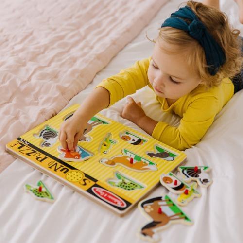 Melissa & Doug - Pets Sound Puzzle 8 Pieces