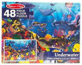 Melissa & Doug - Underwater Floor Puzzle 48 Pieces