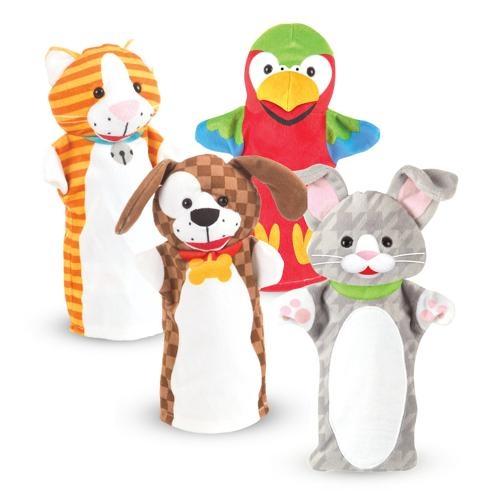 Melissa & Doug - Hand Puppets - Playful Pets