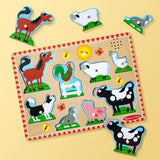 Melissa & Doug - Farm Animals Sound Puzzle 8 Pieces