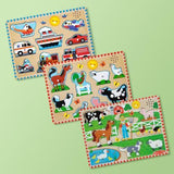 Melissa & Doug - Farm Animals Sound Puzzle 8 Pieces