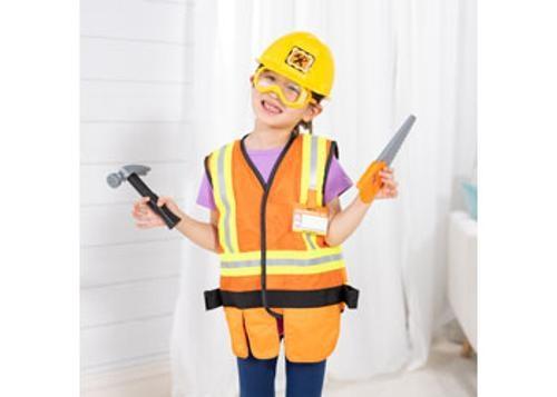 Melissa & Doug - Construction Worker Costume Set 3pk