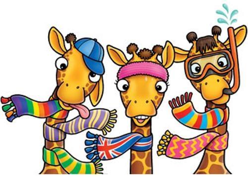 Orchard Toys - Giraffes in Scarves