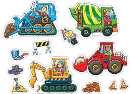 Orchard Toys - Big Wheels 4x8 Pieces Puzzle