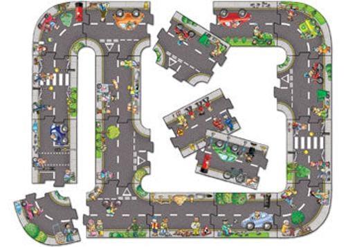Orchard Toys - Giant Road Floor Jigsaw 20 Pieces Puzzle
