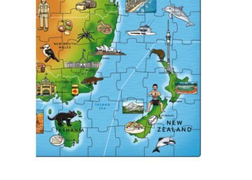 Orchard Toys - Map of Australia & New Zealand Puzzle
