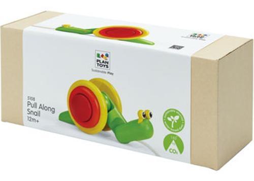 PlanToys - Pull-Along Snail