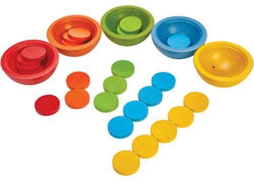 PlanToys - Sort & Count Cups