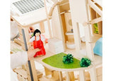 PlanToys - Green Dollhouse With Furniture