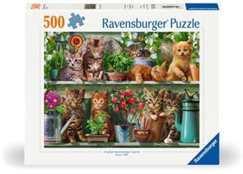 Ravensburger - Cats on the Shelf Puzzle 500 Pieces