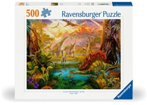 Ravensburger - Land of the Dinosaurs Puzzle 500 Pieces