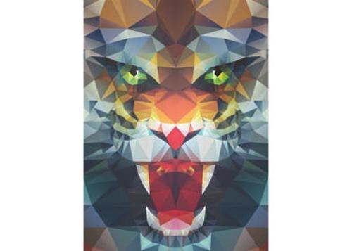 Ravensburger - Polygon Lion Puzzle 500 Pieces