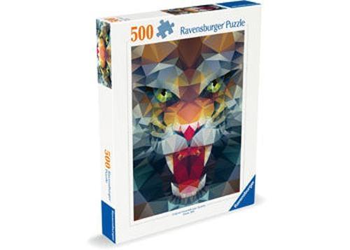Ravensburger - Polygon Lion Puzzle 500 Pieces