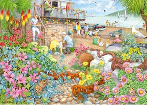 Ravensburger - Beach Garden Cafe Puzzle 1000 Pieces