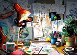 Ravensburger - Disney Pixar The Artist's Desk Puzzle 1000 Pieces