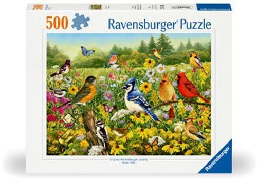 Ravensburger - Birds in the Meadow Puzzle 500 Pieces
