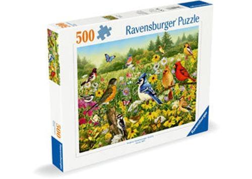 Ravensburger - Birds in the Meadow Puzzle 500 Pieces