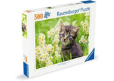 Ravensburger - Kitten in the Meadow Puzzle 500 Pieces