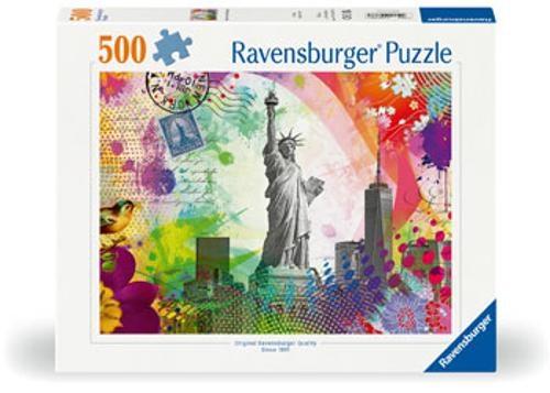 Ravensburger - New York Postcard Puzzle 500 Pieces