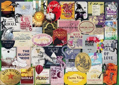 Ravensburger - Wine Labels Puzzle 1000 Pieces