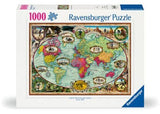 Ravensburger - Around the World by Bike Puzzle 1000 Pieces