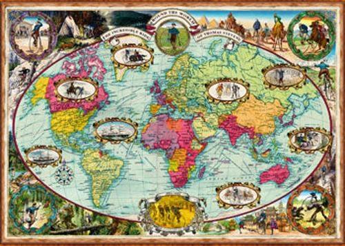 Ravensburger - Around the World by Bike Puzzle 1000 Pieces