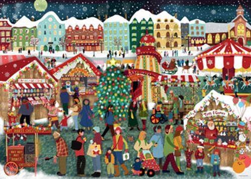 Ravensburger - Christmas Market Puzzle 1000 Pieces
