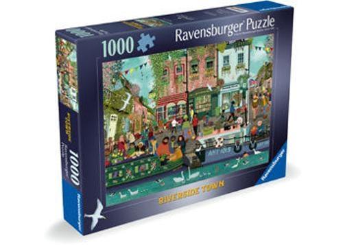 Ravensburger - Riverside Town Puzzle 1000 Pieces