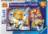 Ravensburger - Despicable Always Puzzle 3x49 Pieces