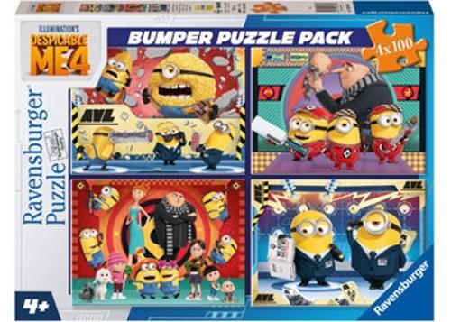 Ravensburger - Despicable Me Bumper Pack Puzzle 4x100 Pieces