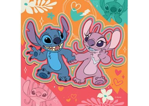 Ravensburger - Disney Stitch Play the Day Away Puzzle 3x49 Pieces