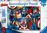 Ravensburger - Marvel The First Avenger Puzzle 100 Pieces