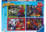 Ravensburger - Spider-Man Protector of New York Puzzle 4x100 Pieces