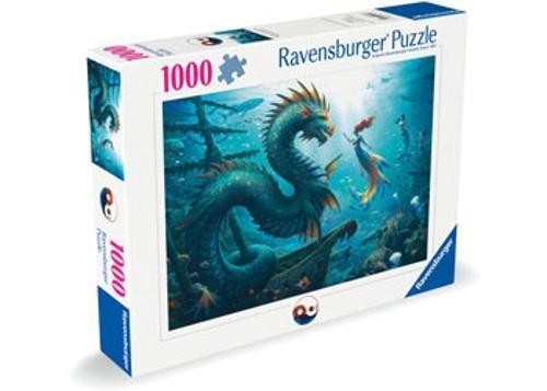 Ravensburger - Dragon Mermaid and Turtles Puzzle 1000 Pieces