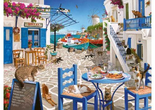Ravensburger - Cats of Mykonos Puzzle 1500 Pieces