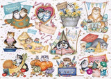 Ravensburger - Crazy Cats Cats Calendar Puzzle 1000 Pieces
