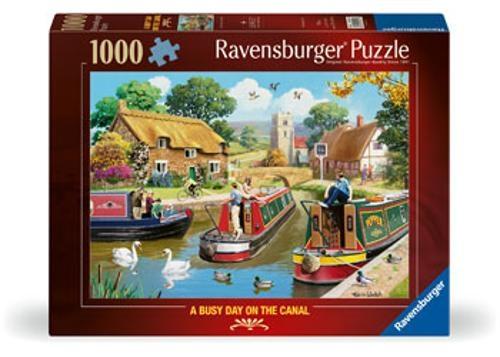 Ravensburger - A Busy Day on the Canal Puzzle 1000 Pieces