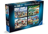 Ravensburger - Happy Days No 8 Holidays Puzzle 4x500 Pieces