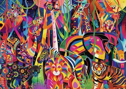 Ravensburger - Jeweled Jungle 500 pieces