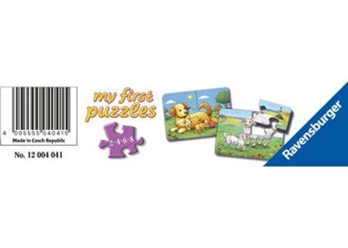 Ravensburger - Animal Families My First Puzzle 2/4/6/8 Pieces