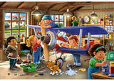 Ravensburger - Airplane & Train Repairs Puzzle 2x24 Pieces