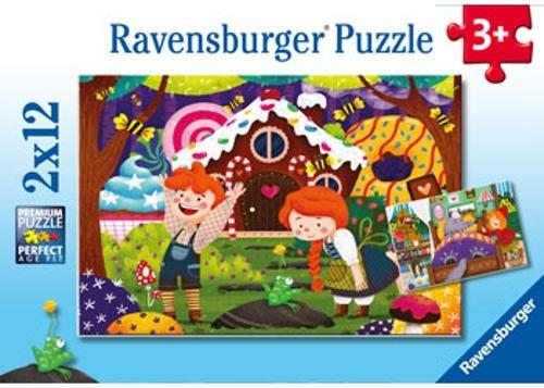 Ravensburger - Fairy Tales Puzzle 2x12 Pieces